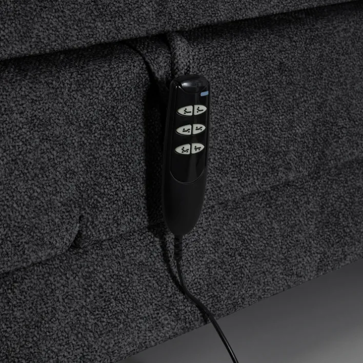 Boxspringbett LOCKPORT 180 x 200 cm anthrazit