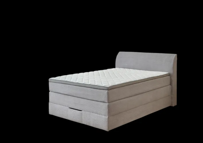 Boxspringbett LUKE 140 x 200 cm grau