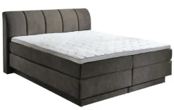 Boxspringbett OTTAWA 180 x 200 cm taupebraun