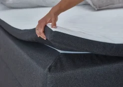 Boxspringbett SURREY 180x200 cm anthrazit