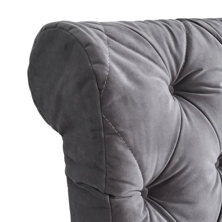 Boxspringbett SVENJA 180 x 200 cm grau