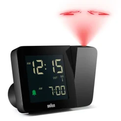 BRAUN Funkwecker 13 cm schwarz