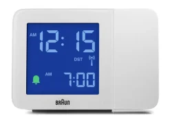 BRAUN Funkwecker 13 cm weiß