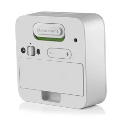 BRAUN Funkwecker flach weiß