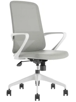 Bürostuhl ATLANTA grau/ alufarbig