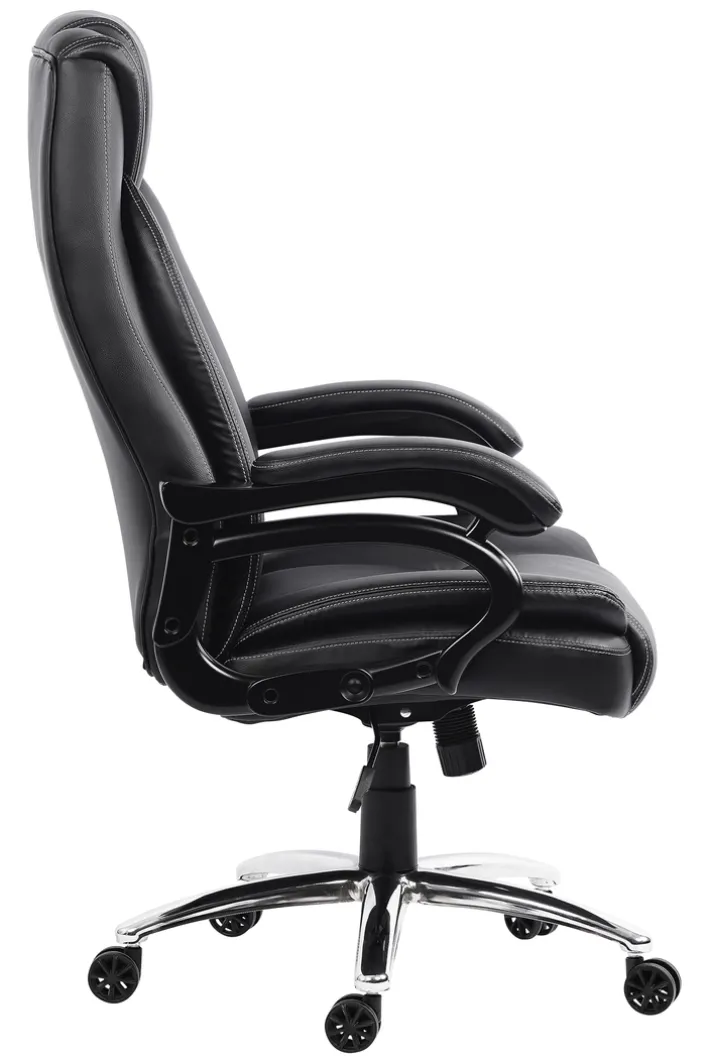 Bürostuhl AUSTIN schwarz/ chromfarbig