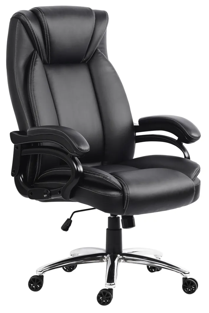 Bürostuhl AUSTIN schwarz/ chromfarbig