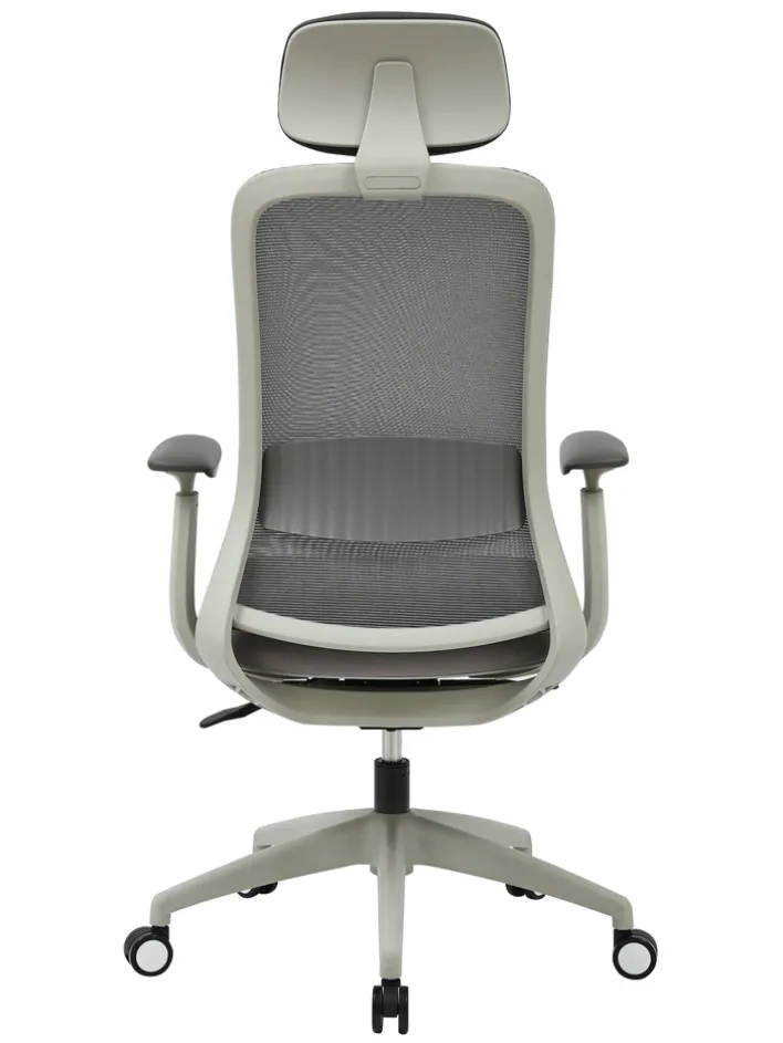 Bürostuhl KAYA grau/ alufarbig