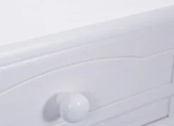 Buffet FELIX 130x198x43 cm Massivholz Kiefer weiß