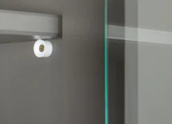 Buffet NICLAS 6.1 131x190x45 cm Massivholz grau/braun