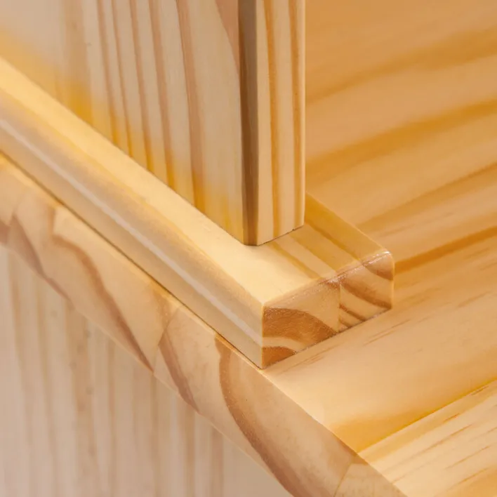 Buffet THEO 88x198x43 cm Massivholz Kiefer Natur