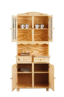 Buffet THEO 88x198x43 cm Massivholz Kiefer Natur