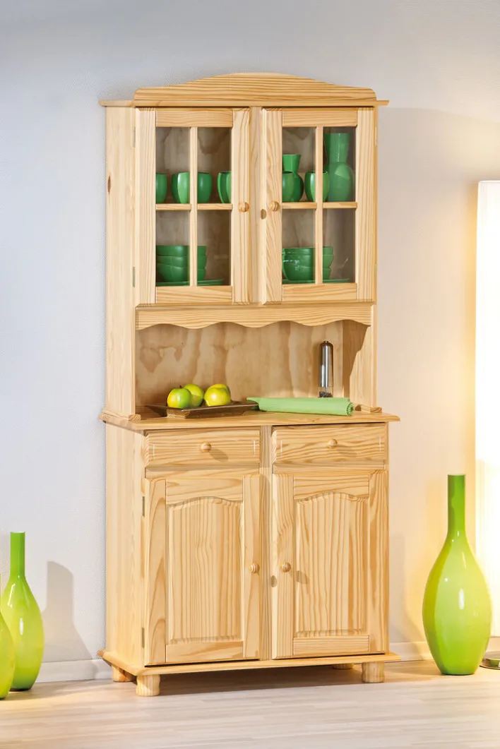 Buffet THEO 88x198x43 cm Massivholz Kiefer Natur