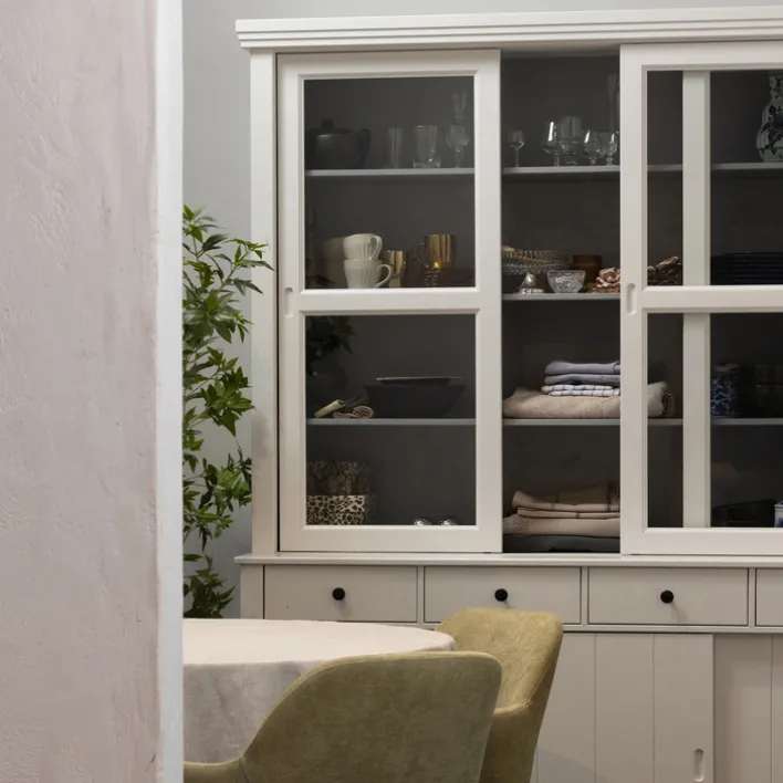 Buffetschrank LAGOS 166 x 214 cm weiß