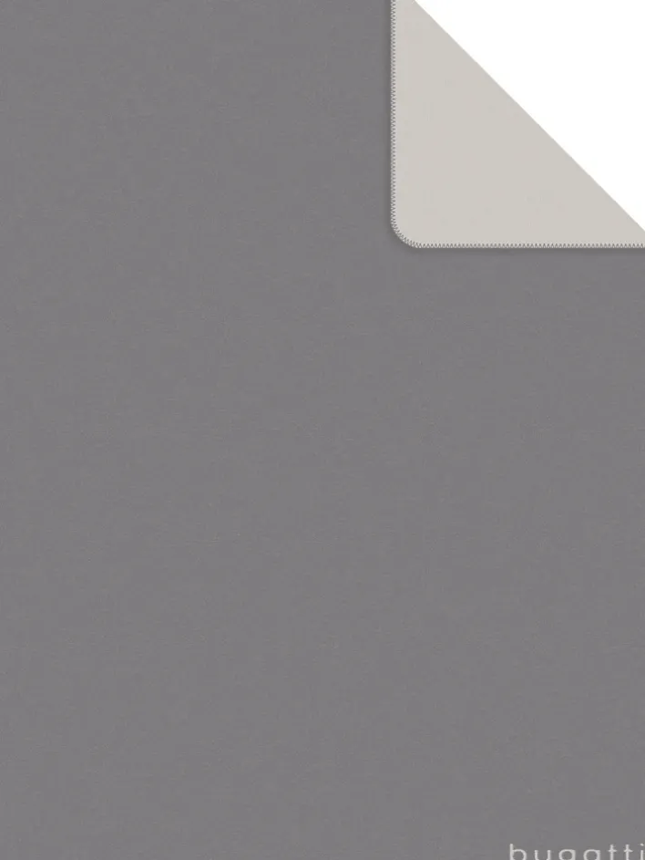 bugatti Wohndecke 150 x 200 cm schwarz/silber