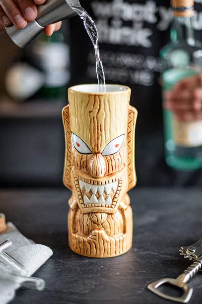 casaNOVA Becher-Set TIKI 4-teilig mehrfarbig Dolomit