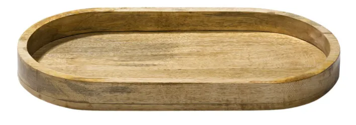 casaNOVA Dekotablett 27 x 50 cm Holz