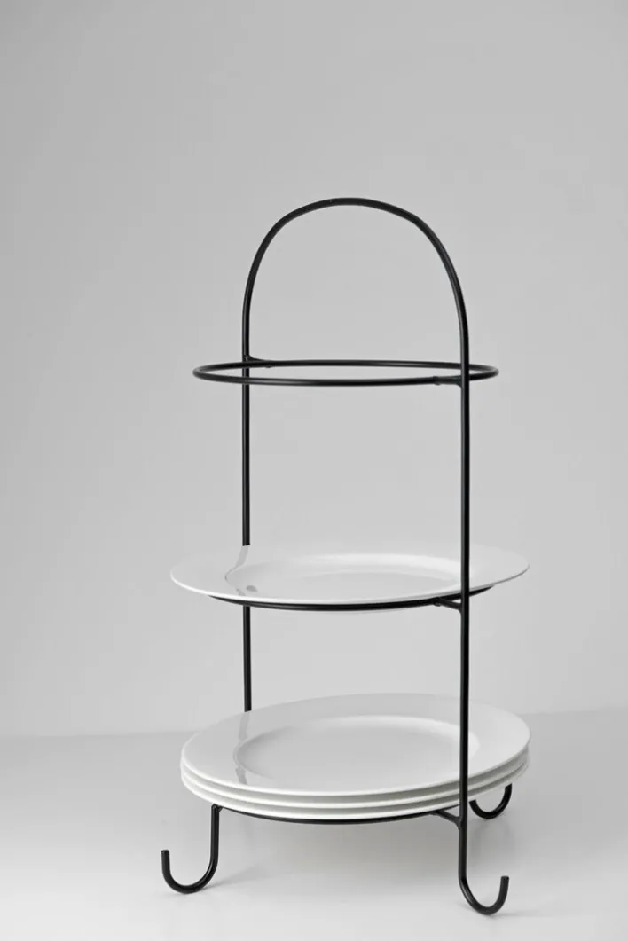 casaNOVA Etagere 50 cm schwarz