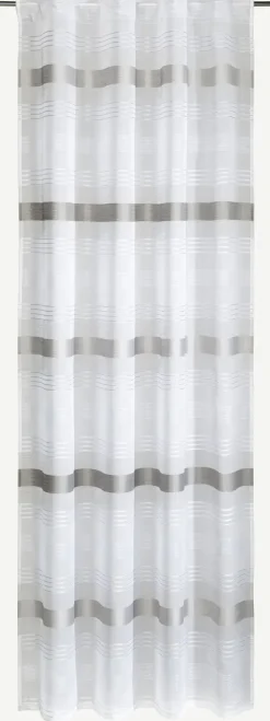 casaNOVA Flächenvorhang TANRI 140 x 240-245 cm anthrazit