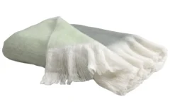 casaNOVA Fransendecke NOEL 130 x 170 cm salbei