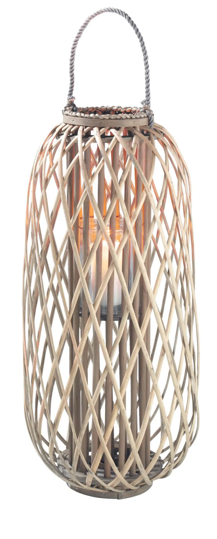 casaNOVA Laterne INDIA 75 cm Weide