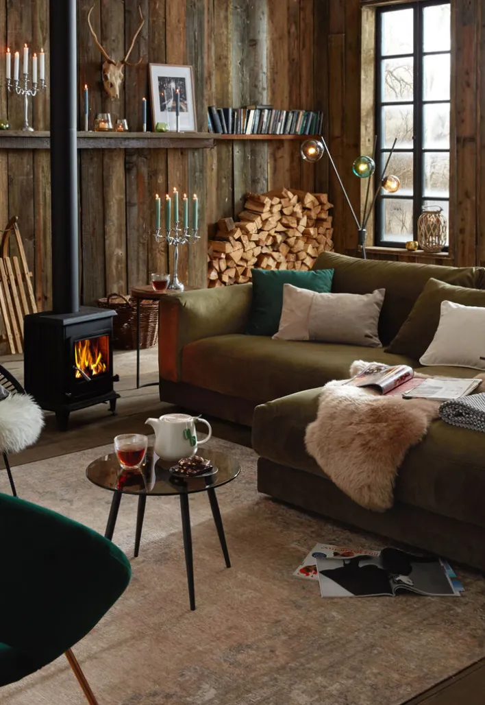 casaNOVA Laterne INDIA 75 cm Weide