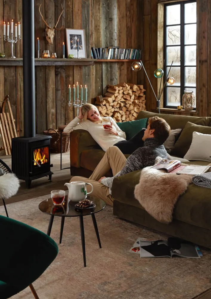 casaNOVA Laterne INDIA 75 cm Weide