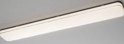 casaNOVA LED Deckenlampe SIMPLY 120 cm weiß /silberfarbig