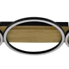 casaNOVA LED Deckenlampe TONDO 70 cm Holz /schwarz