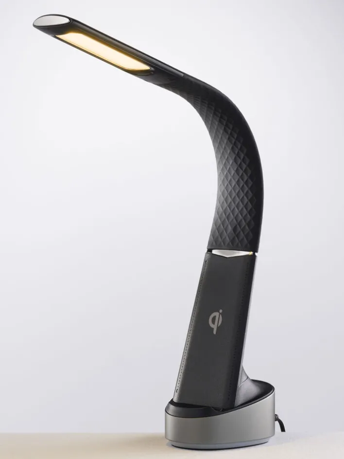 casaNOVA LED Schreibtischlampe JAZZ Qi schwarz