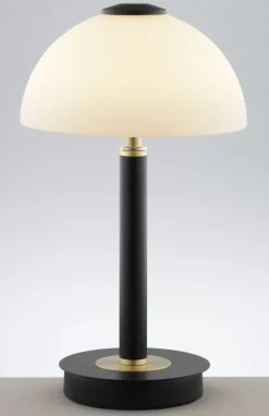 casaNOVA LED Tischlampe LUI 33 cm schwarz