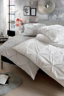 casaNOVA Perkal-Bettwäsche PINA 135 x 200 cm silber