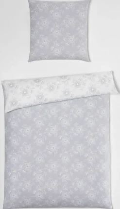 casaNOVA Renforcé-Bettwäsche KIM 135 x 200 cm grau