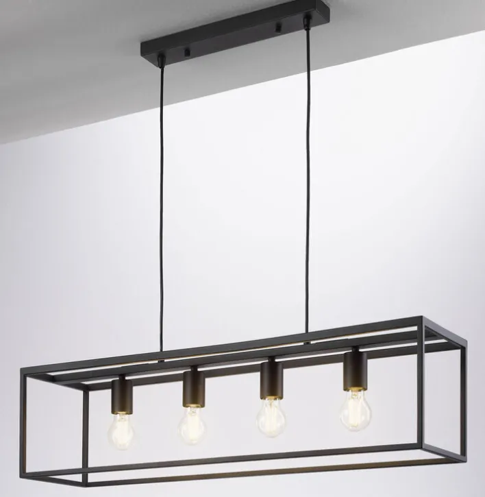 casaNOVA Retrofit Hängelampe HAMPER 4-flg