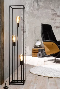 casaNOVA Retrofit Stehlampe HAMPER 3-flg