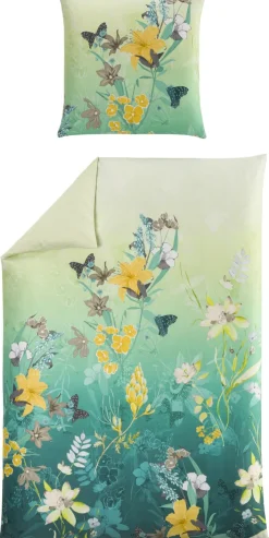 casaNOVA Satin-Bettwäsche FIORELLA 135 x 200 cm mehrfarbig