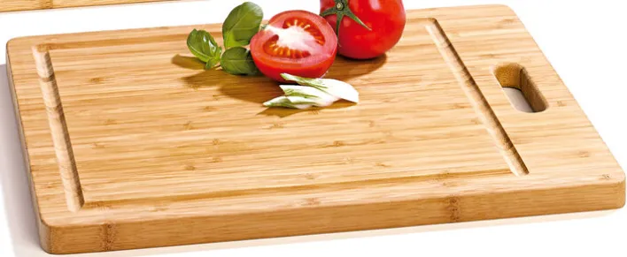 casaNOVA Schneidebrett 39 x 33 cm Bambusholz
