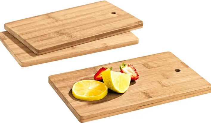 casaNOVA Schneidebrett 3er Set Bambusholz