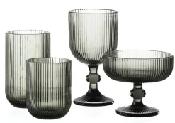 casaNOVA Sektschale RIFFLE 285 ml grau