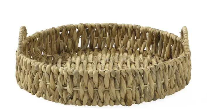 casaNOVA Tablett rund 11 cm braun