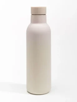 casaNOVA Trinkflasche 23 cm Edelstahl taupe