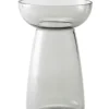 casaNOVA Vase 17 cm grau
