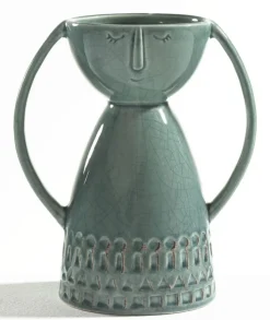 casaNOVA Vase 20,4 cm grün