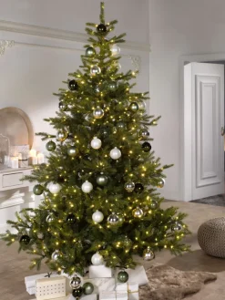 casaNOVA Weihnachten Tannenbaum mit LED Beleuchtung GRANDIS 210 cm