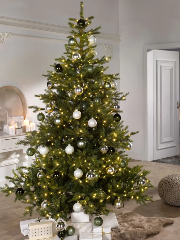 casaNOVA Weihnachten Tannenbaum mit LED Beleuchtung GRANDIS 210 cm