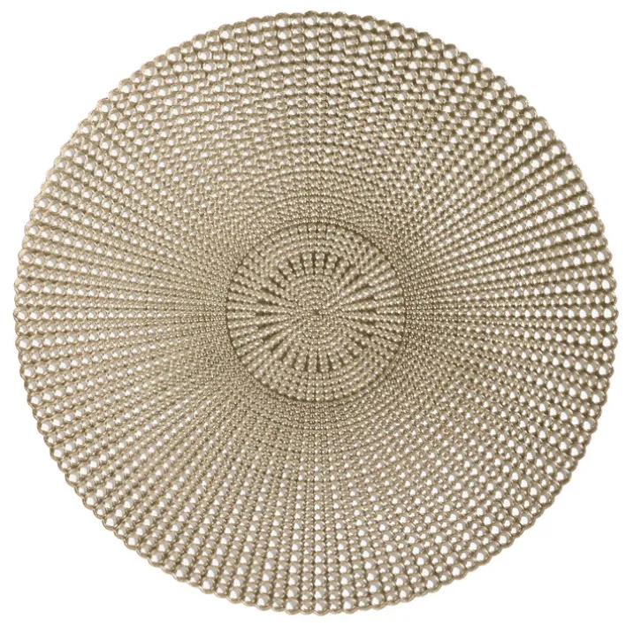 casaNOVA Weihnachten Tischset GOLDENE PRACHT 40 cm goldfarbig