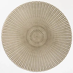 casaNOVA Weihnachten Tischset GOLDENE PRACHT 40 cm goldfarbig