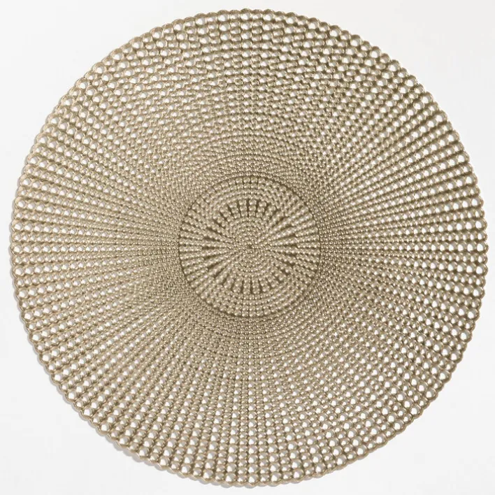 casaNOVA Weihnachten Tischset GOLDENE PRACHT 40 cm goldfarbig