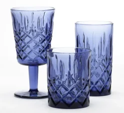 casaNOVA Weinglas KRISTALL 300 ml blau