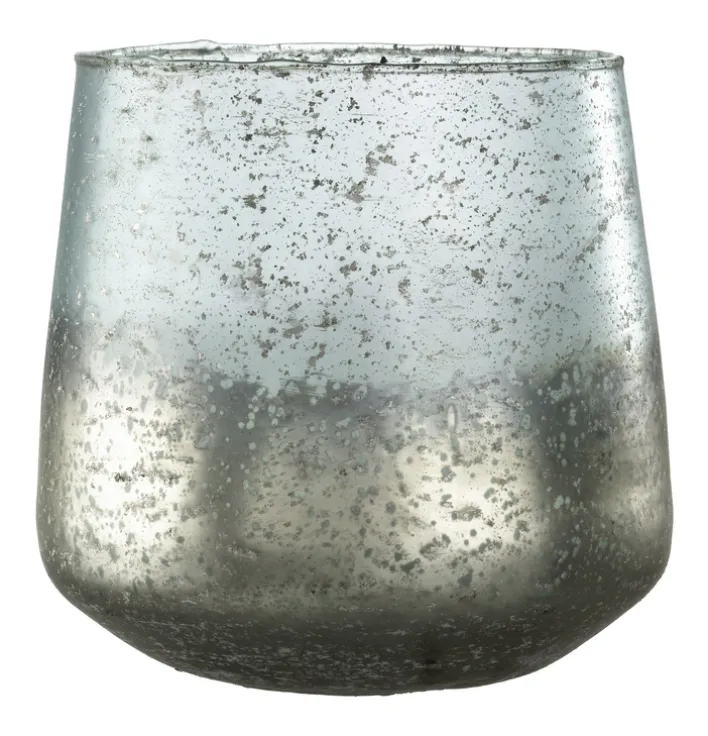 casaNOVA Windlicht 15 cm blau